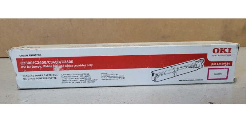 Toner Oki 43459434 Magenta Neu OVP Original C3300 C3400   