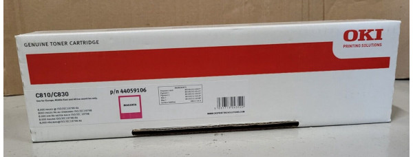 Toner OKI 44059106 Magenta Neu OVP A-Ware Original C810, C830  . 