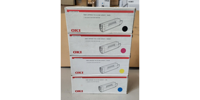 Toner Oki C6 42127405 42127406 42127407 42127408 Neu OVP A-Ware Original  