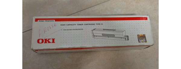 Toner OKI 01101202 Type 9 Schwarz Neu OVP Original B4300 B4350 . 