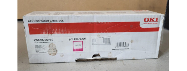 Toner Oki 43872306 Magenta Neu OVP Original Oki C5650 C5750  . 