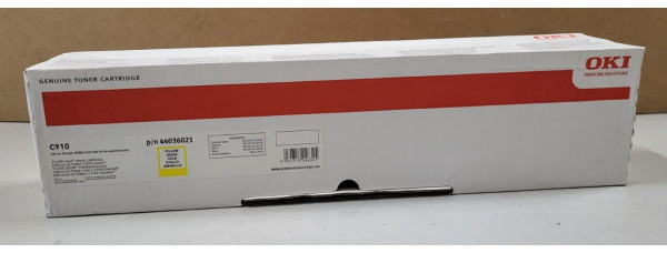 Toner OKI 44036021 Gelb Neu OVP A-Ware Original C910 Rechnung MwSt 