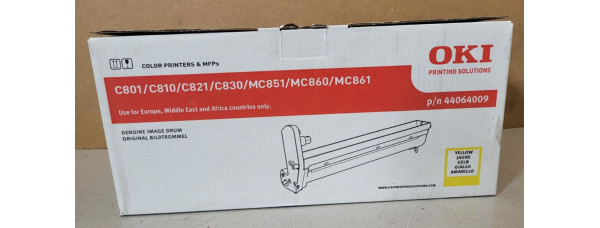 Trommel OKI 44064009 Gelb Neu OVP A-Ware Original C801 C810 C821  . 