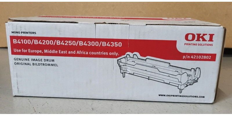 Trommel OKI 42102802 Type 9 Schwarz Neu OVP A-Ware Original B4100 B4250 . 