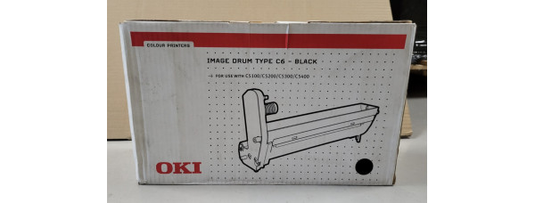 Trommel OKI 42126608 Schwarz Type C6 Neu OVP Original C5100 C5200 . 