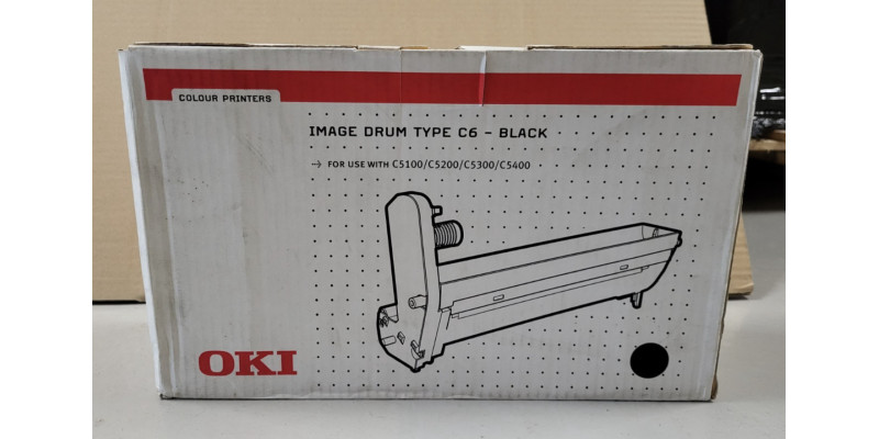 Trommel OKI 42126608 Schwarz Type C6 Neu OVP Original C5100 C5200 . 