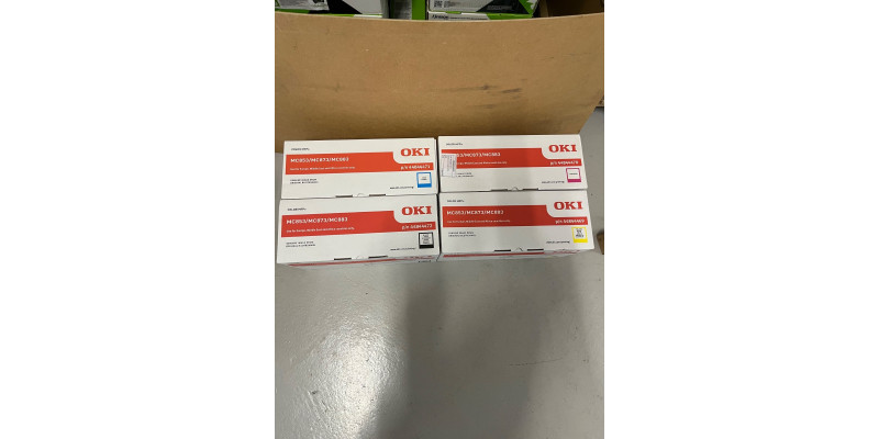 4 Trommel OKI 44844469 44844470 44844471 44844472 Neu OVP A-Ware Original MC 853 