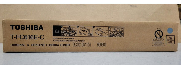Toner Toshiba T-FC616E-C Cyan Neu OVP A-Ware e-STUDIO 5516AC, 6516AC  