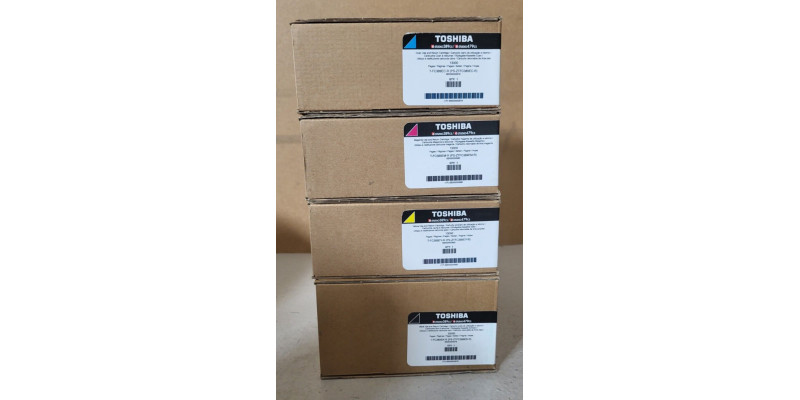 4 Toner Toshiba T-FC389EC-R T-FC389EC-R T-FC389EY-R T-FC389EK-R Neu OVP A-Ware 