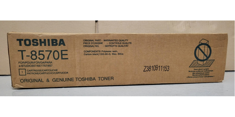 Toner Toshiba T-8570E Schwarz Neu OVP A-Ware Original e-STUDIO 557, 657 . 