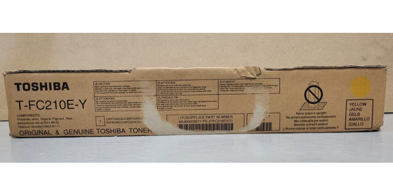 Toner Toshiba T-FC210E-Y Gelb Neu OVP Original e-STUDIO 2010AC . 