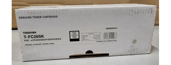 Toner Toshiba T-FC26SK Schwarz Neu OVP A-Ware Original e-studio 262CP . 