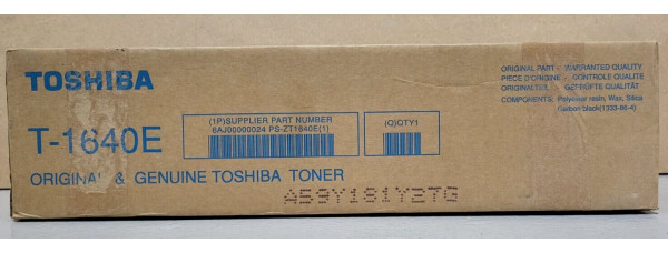 Toner Toshiba T-1640E Schwarz Neu OVP B-Ware Original e-Studio 163, 165 . 