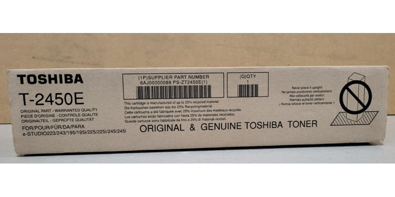Toner Toshiba T-2450E Schwarz Neu OVP A-Ware Original e-Studio 223, 243 . 