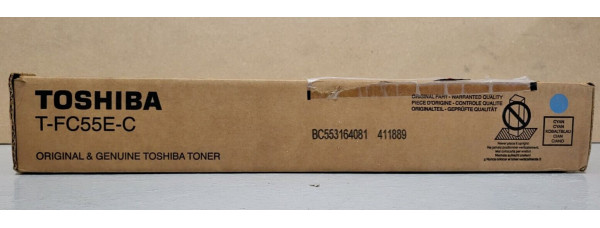 Toner Toshiba T-FC55E-C Cyan Neu OVP B-Ware Original e-STUDIO 5520C 6520C . 