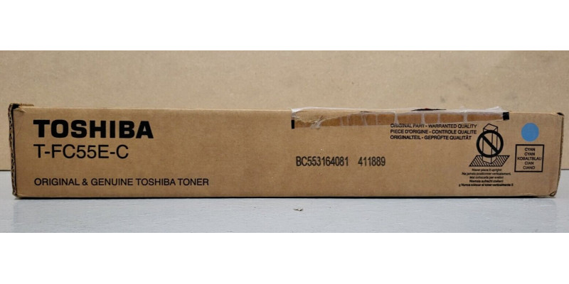 Toner Toshiba T-FC55E-C Cyan Neu OVP B-Ware Original e-STUDIO 5520C 6520C . 