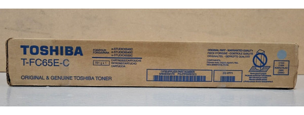 Toner Toshiba T-FC65E-C Cyan Neu OVP B-Ware Original e-STUDIO 5540C . 