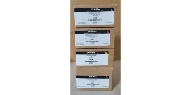 4 Toner Toshiba T-FC305P CMYK Neu OVP A-Ware Original e-Studio305CP  