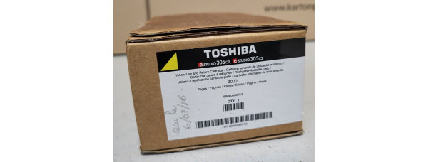 Toner Toshiba T-FC305PY Gelb Neu OVP B-Ware Original e-STUDIO 305, 305CP  