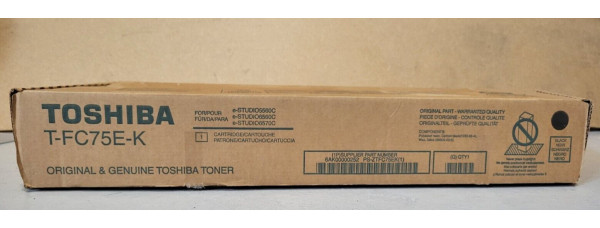 Toner Toshiba T-FC75E-K Schwarz Neu OVP B-Ware Original e-STUDIO 5560C . 
