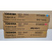 3 Toner Toshiba T-281CE CMY Neu OVP A-Ware Original e-STUDIO 281, 351  