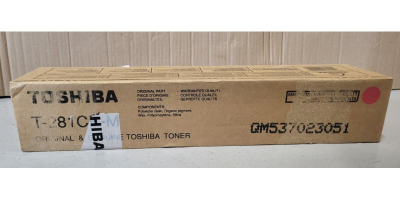 Toner Toshiba T-281CE-M Magenta Neu OVP B-Ware Original e-STUDIO 281, 351 . 