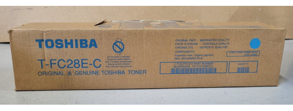 Toner Toshiba T-FC28E-C Cyan Neu OVP Original e-Studio 2820C . 