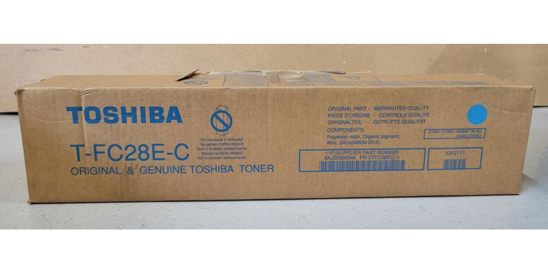 Toner Toshiba T-FC28E-C Cyan Neu OVP Original e-Studio 2820C . 