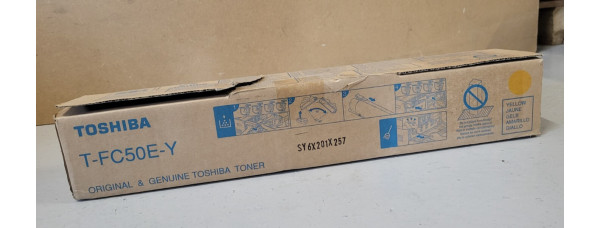 Toner Toshiba T-FC50E-Y Gelb 6AJ00000111 Neu OVP Original e-STUDIO 2555C  