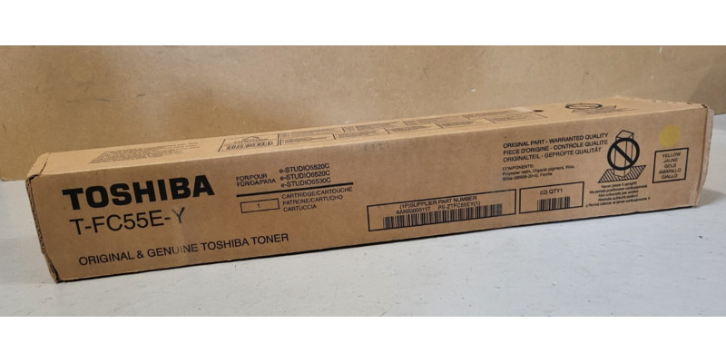 Toner Toshiba T-FC55E-Y Gelb Neu OVP Original e-STUDIO 5520C 6520C . 