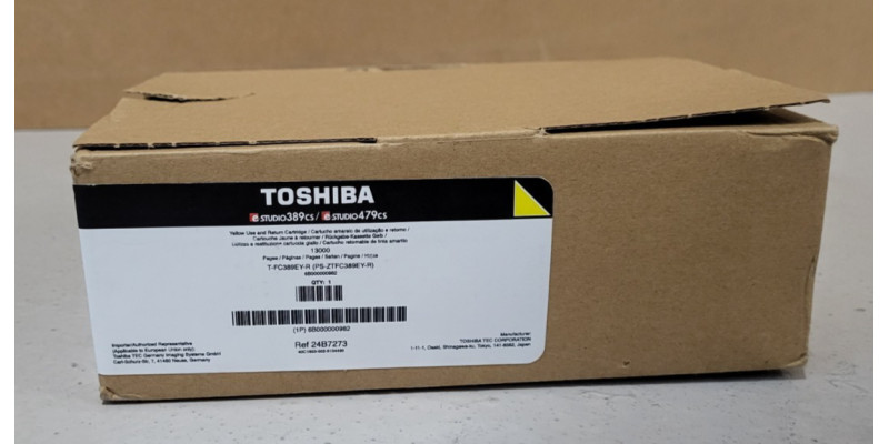 Toner Toshiba T-FC389EY-R Gelb Neu OVP Original e-STUDIO 389CS, 479CS Rg MwSt 