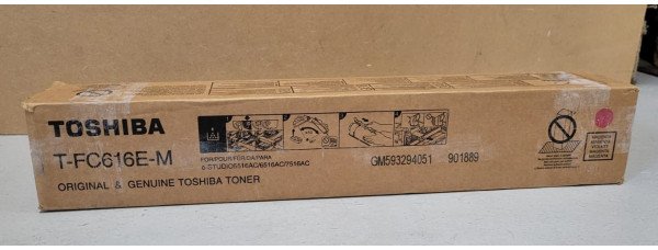 Toner Toshiba T-FC616E-M Magenta Neu OVP Original e-STUDIO 5516AC 6516AC Rg MwSt 