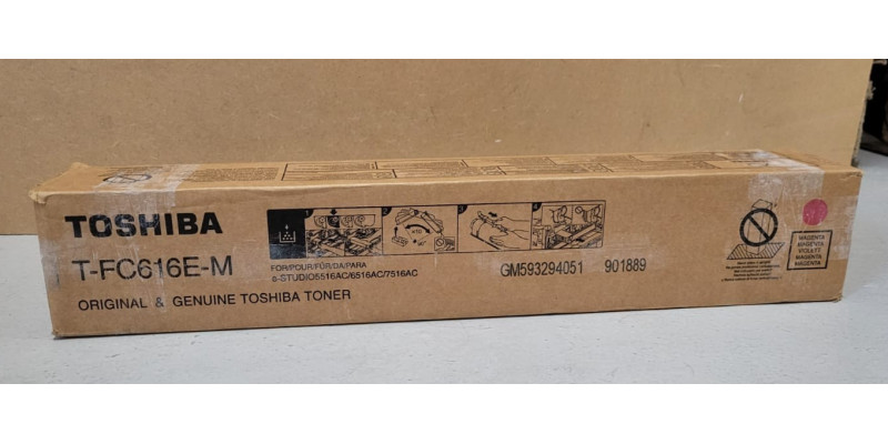 Toner Toshiba T-FC616E-M Magenta Neu OVP Original e-STUDIO 5516AC 6516AC Rg MwSt 