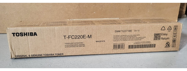 Toner Toshiba T-FC220E-M Magenta Neu OVP A-Ware Original e-STUDIO 2020AC Rg MwSt 