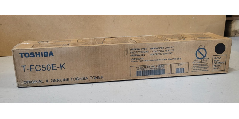 Toner Toshiba T-FC50E-K Schwarz Neu OVP A-Ware Original e-STUDIO 2555C Rg MwSt Toner Toshiba T-FC50E-K Schwarz Neu OVP A-Ware Original e-STUDIO 2555C Rg MwSt
