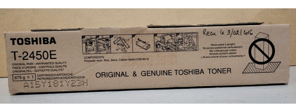 Toner Toshiba T-2450E Schwarz Neu OVP Original e-Studio 223, 243 Rechnung MwSt 