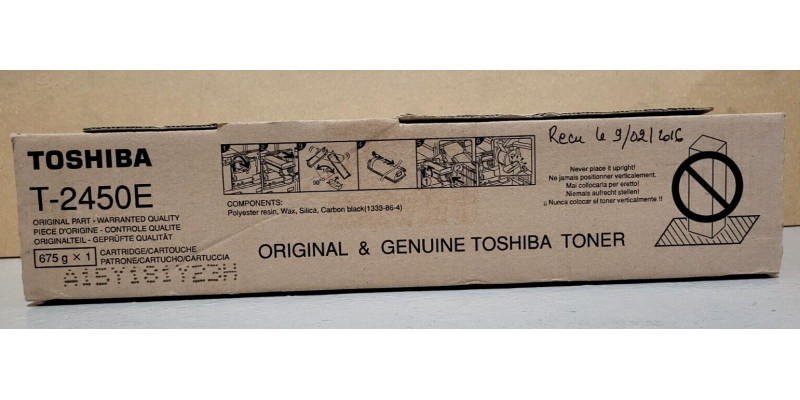 Toner Toshiba T-2450E Schwarz Neu OVP Original e-Studio 223, 243 Rechnung MwSt 