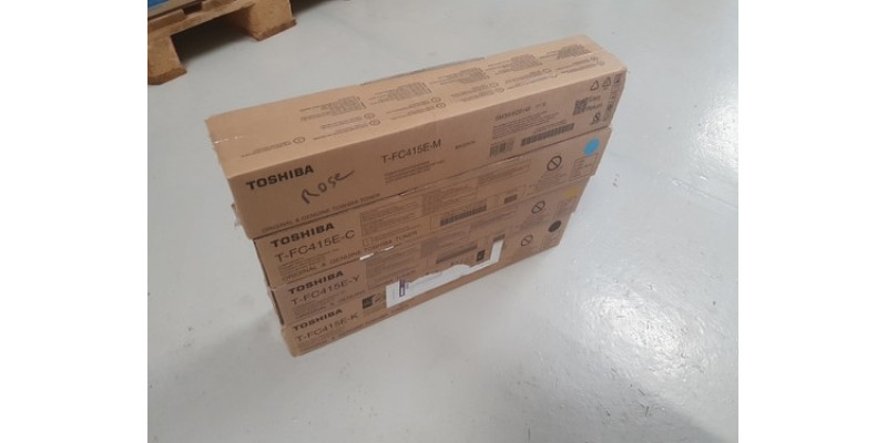 4 Toner Toshiba T-FC415E-C T-FC415E-M T-FC415E-Y T-FC415E-K Neu OVP Rg MwSt 