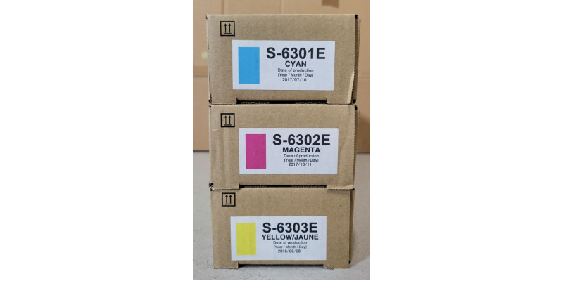 3 Tintenpatronen RISO S-6301E S-6302E S-6303E OVP A-Ware ComColor 3010 Original 