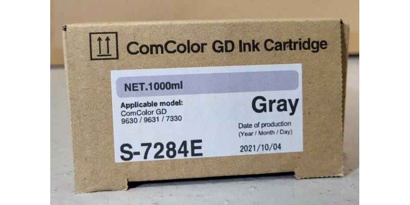 Tintenpatrone RISO S-7284E Grey Neu OVP A-Ware Original ComColor 9630  