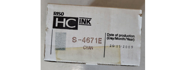 Tintenpatrone S-4671E Cyan Riso Neu OVP A-Ware Original HC 5000 HC 5500  