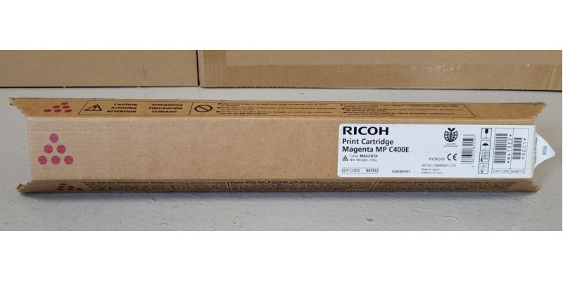 Toner Ricoh MP C400E Magenta 841552 Neu OVP Original MP C300  . 
