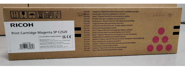 Toner Ricoh SP C252E Magenta 407533 Neu OVP B-Ware Ricoh SP C252DN  