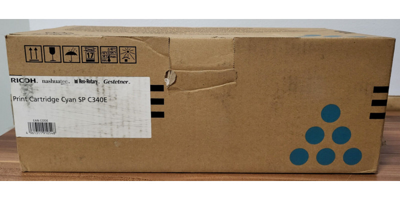 Toner Ricoh 407900 Cyan SP C340E Neu OVP Ricoh Original  . 