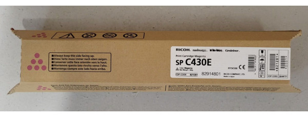 Toner Ricoh SP C430E Magenta 821281 Neu OVP A-Ware Original Aficio SP C430DN Rg. 