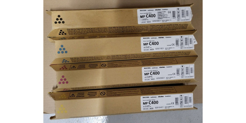 4 Toner Ricoh MP C400 842235 842238 842237 842236 Neu OVP A-Ware Original . 