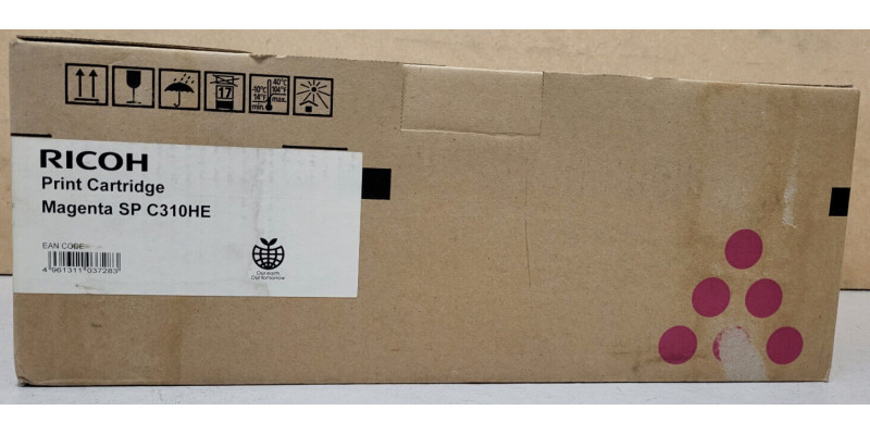 Toner Ricoh SP C310HE Magenta 407636, 406481 Neu OVP Original . 
