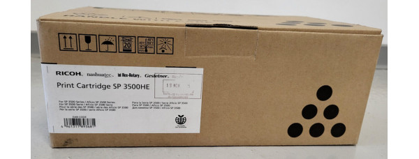 Toner Ricoh SP 3500HE Schwarz 407648 Neu OVP A-Ware Original  . 