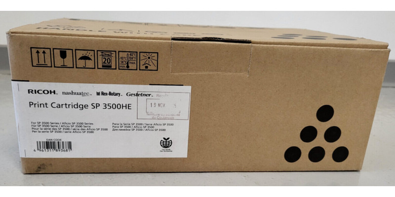 Toner Ricoh SP 3500HE Schwarz 407648 Neu OVP A-Ware Original  . 