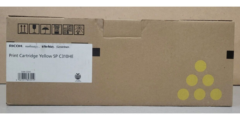 Toner Ricoh SP C310HE Gelb 407635 Neu OVP Original Aficio SP C230  